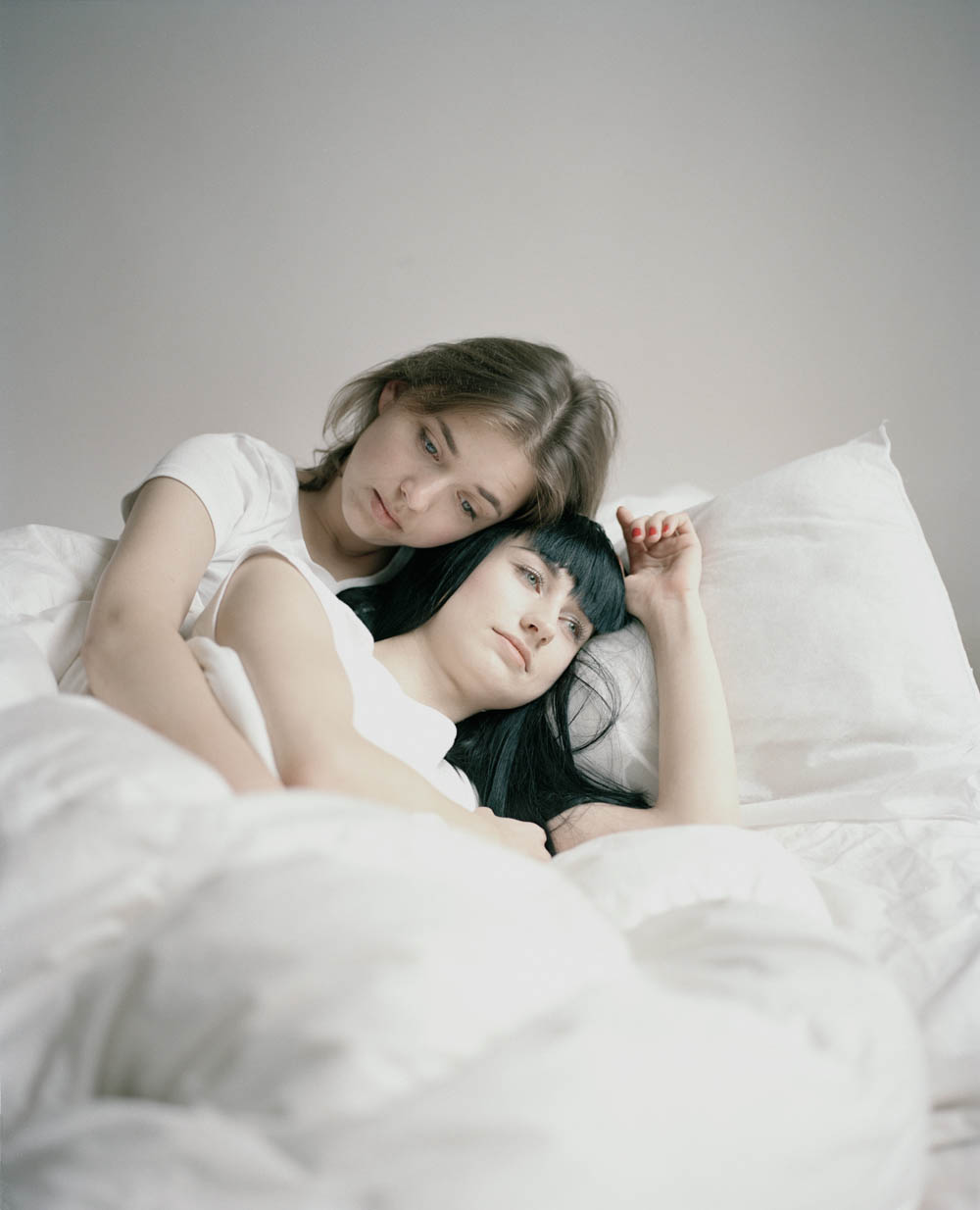 Две женщины в кровати